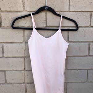 Soft pink tank top